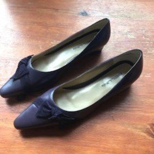 Women's Bellini Leather Purple Flats Shoes 11m